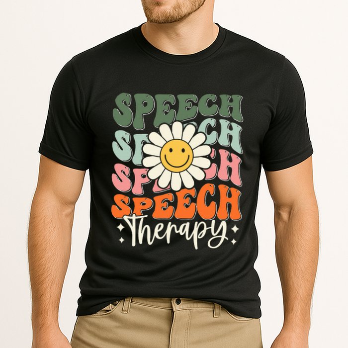 Speech Therapy Retro Speech Language Pathologist  Performance Shirt