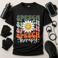 Speech Therapy Retro Speech Language Pathologist  Performance Shirt