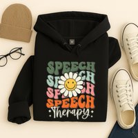 Speech Therapy Retro Speech Language Pathologist  Hoodie