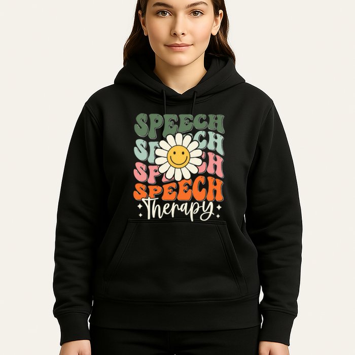 Speech Therapy Retro Speech Language Pathologist  Hoodie