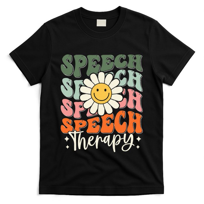 Speech Therapy Retro Speech Language Pathologist  T-Shirt