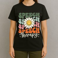 Speech Therapy Retro Speech Language Pathologist  T-Shirt