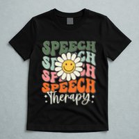 Speech Therapy Retro Speech Language Pathologist  T-Shirt