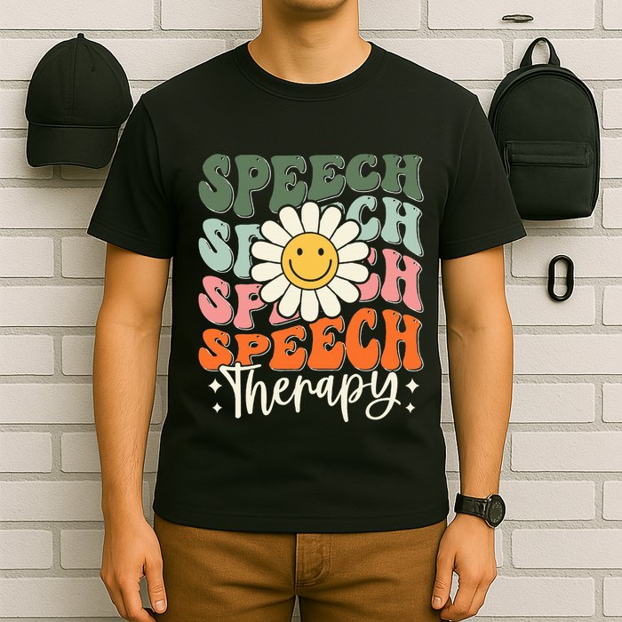 Speech Therapy Retro Speech Language Pathologist  T-Shirt