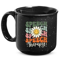 Speech Therapy Retro Speech Language Pathologist  15oz Campfire Ceramic Mug