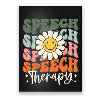 Speech Therapy Retro Speech Language Pathologist  Poster