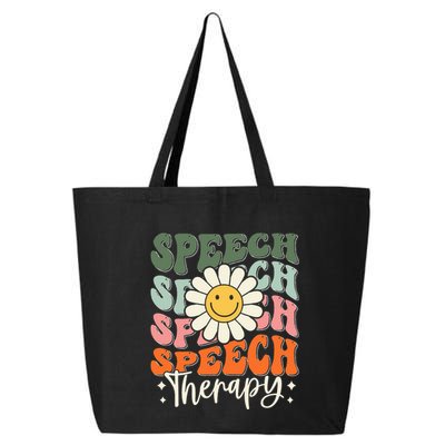 Speech Therapy Retro Speech Language Pathologist  25L Jumbo Tote