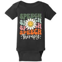 Speech Therapy Retro Speech Language Pathologist  Baby Bodysuit