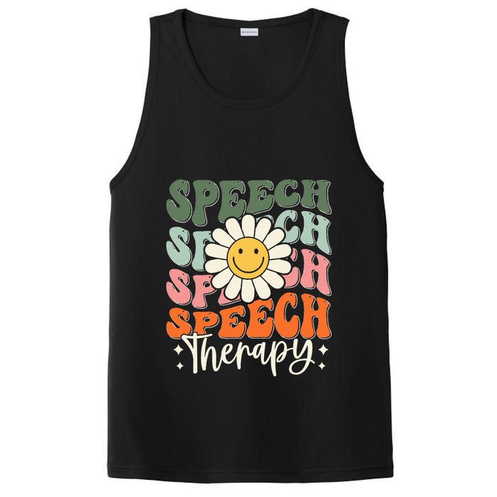 Speech Therapy Retro Speech Language Pathologist  PosiCharge Competitor Tank