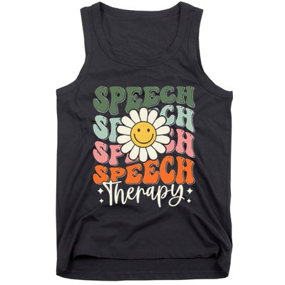 Speech Therapy Retro Speech Language Pathologist  Tank Top
