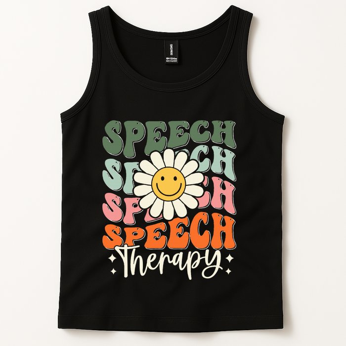 Speech Therapy Retro Speech Language Pathologist  Tank Top