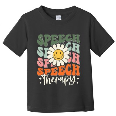Speech Therapy Retro Speech Language Pathologist  Toddler T-Shirt