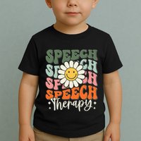 Speech Therapy Retro Speech Language Pathologist  Toddler T-Shirt
