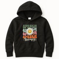Speech Therapy Retro Speech Language Pathologist  Kids Hoodie
