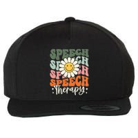Speech Therapy Retro Speech Language Pathologist  Wool Snapback Cap