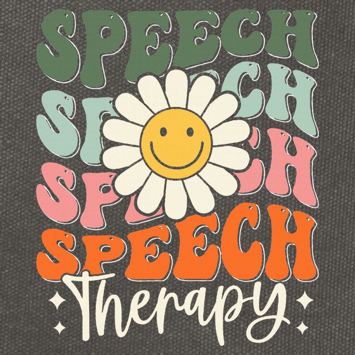 Speech Therapy Retro Speech Language Pathologist  Cotton Canvas Backpack