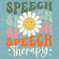 Speech Therapy Retro Speech Language Pathologist  Sueded Cloud Jersey T-Shirt