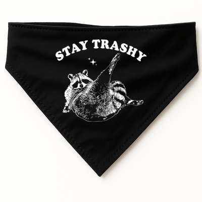 Stay Trashy Raccoon USA-Made Doggie Bandana