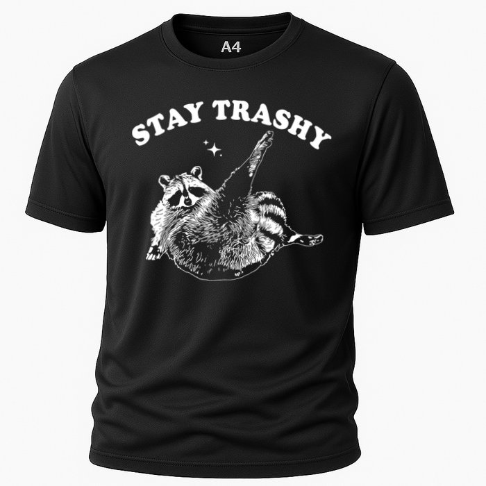 Stay Trashy Raccoon Cooling Performance Crew T-Shirt