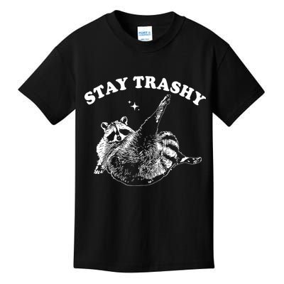 Stay Trashy Raccoon Kids T-Shirt