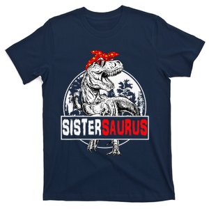 Sistersaurus T Rex Dinosaur Sister Saurus Family Matching T-Shirt