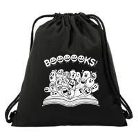 Spooky Teacher Reads Ghostly Halloween Books Drawstring Bag