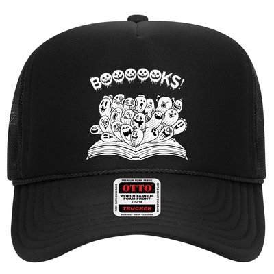Spooky Teacher Reads Ghostly Halloween Books Trucker Hat