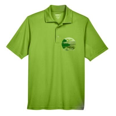 Save The Rainforest Environt Wildlife Conservation Gift Men's Origin Performance Piqué Polo