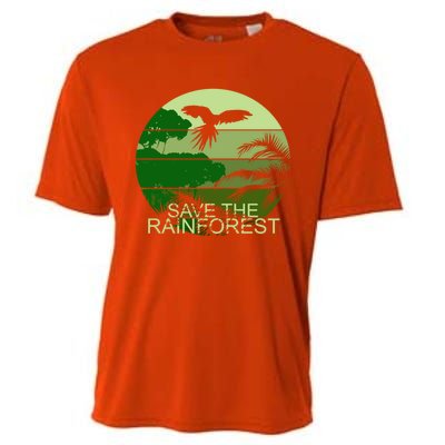 Save The Rainforest Environt Wildlife Conservation Gift Cooling Performance Crew T-Shirt