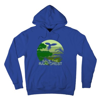 Save The Rainforest Environt Wildlife Conservation Gift Hoodie