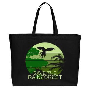 Save The Rainforest Environt Wildlife Conservation Gift Cotton Canvas Jumbo Tote