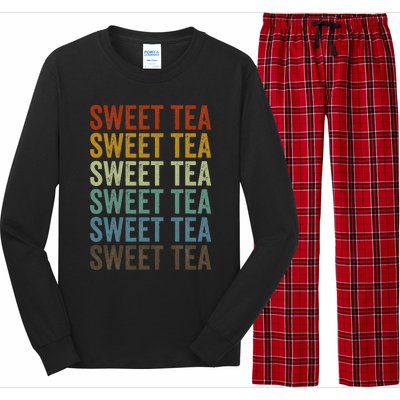 Sweet Tea Retro Long Sleeve Pajama Set