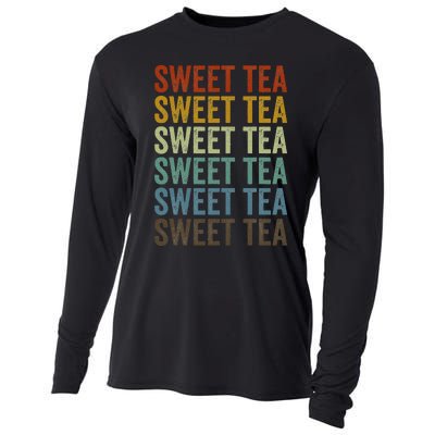 Sweet Tea Retro Cooling Performance Long Sleeve Crew