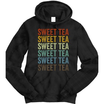 Sweet Tea Retro Tie Dye Hoodie