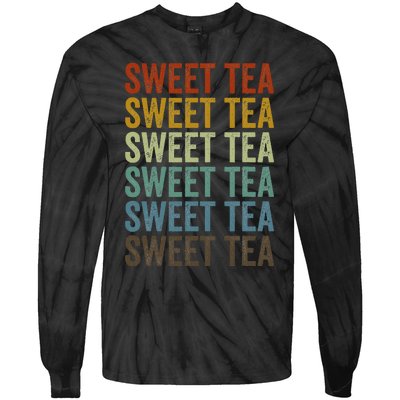 Sweet Tea Retro Tie-Dye Long Sleeve Shirt