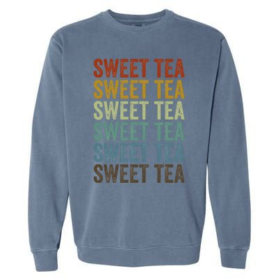 Sweet Tea Retro Garment-Dyed Sweatshirt