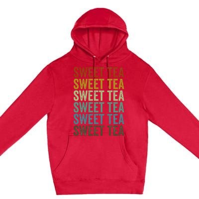 Sweet Tea Retro Premium Pullover Hoodie