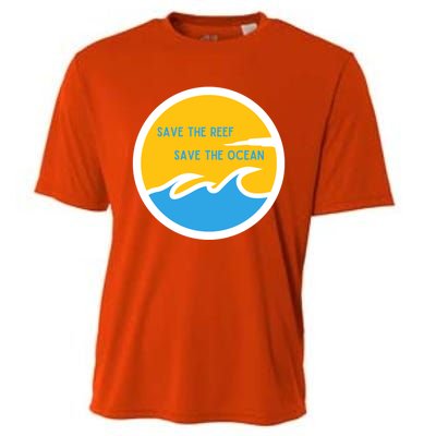 Save The Reef Save The Ocean Coral Gift Cooling Performance Crew T-Shirt