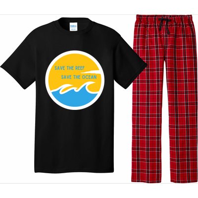 Save The Reef Save The Ocean Coral Gift Pajama Set