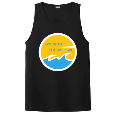 Save The Reef Save The Ocean Coral Gift PosiCharge Competitor Tank