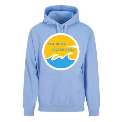 Save The Reef Save The Ocean Coral Gift Unisex Surf Hoodie