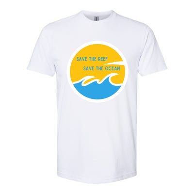 Save The Reef Save The Ocean Coral Gift Softstyle CVC T-Shirt