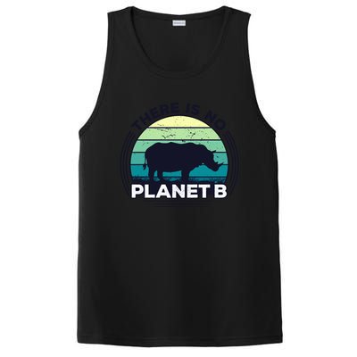 Save The Rhinos There Is No Planet B Earth Day Gift PosiCharge Competitor Tank