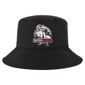 Sistersaurus T Rex Dinosaur Sister Saurus Family Matching Premium Cool Comfort Performance Bucket Hat