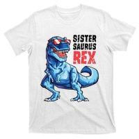 Sistersaurus T Rex Dinosaur Sister Saurus Family Matching T-Shirt