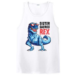 Sistersaurus T Rex Dinosaur Sister Saurus Family Matching PosiCharge Competitor Tank