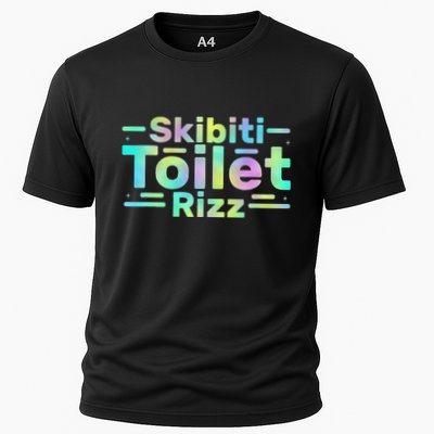 Skibiti Toilet Rizz Funny Meme Humor Sarcasm Brain Rot Performance Shirt