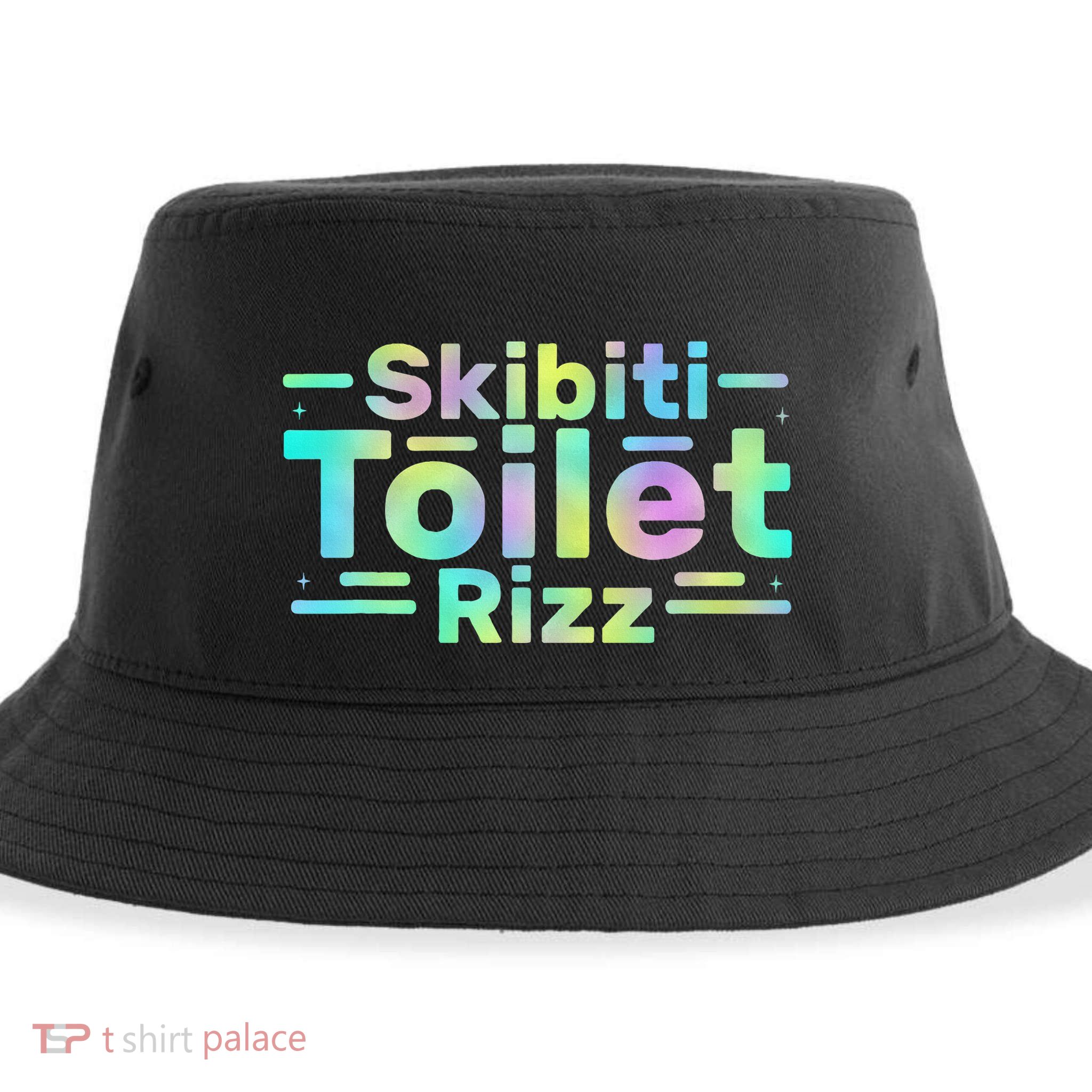 Skibiti Toilet Rizz Funny Meme Humor Sarcasm Brain Rot Sustainable Bucket Hat