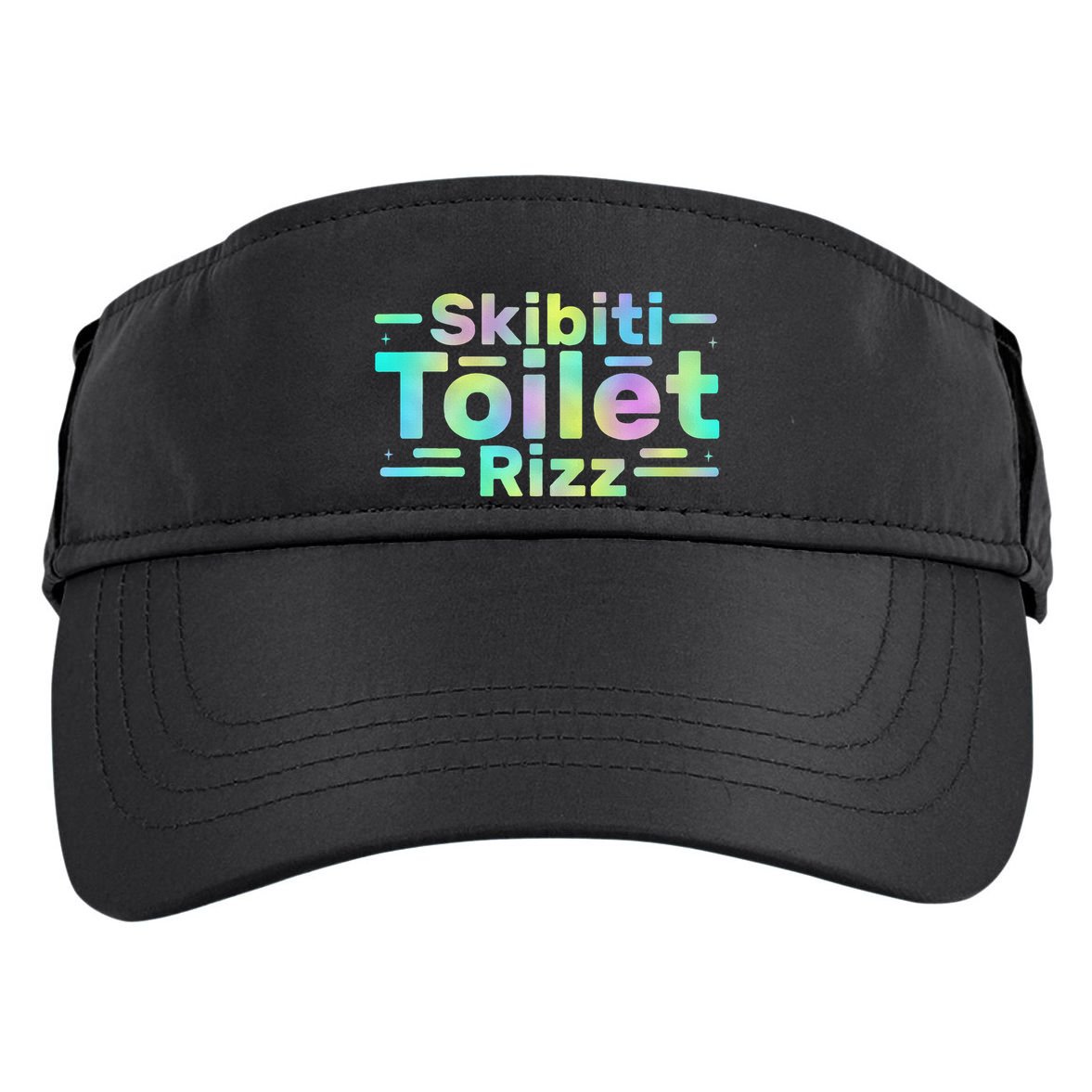 Skibiti Toilet Rizz Funny Meme Humor Sarcasm Brain Rot Adult Drive Performance Visor
