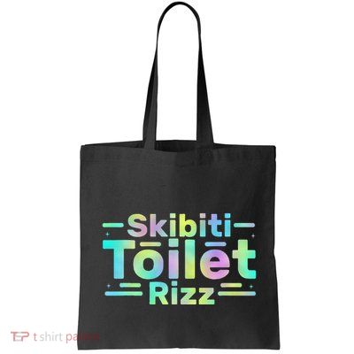 Skibiti Toilet Rizz Funny Meme Humor Sarcasm Brain Rot Bag